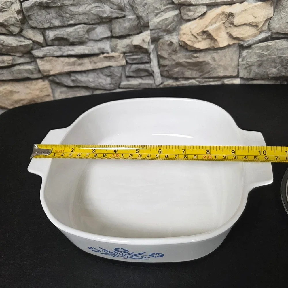 Corning Ware Casserole Dish Cornflower Blue A-2-B 2‎ Quart Americana Kitchen